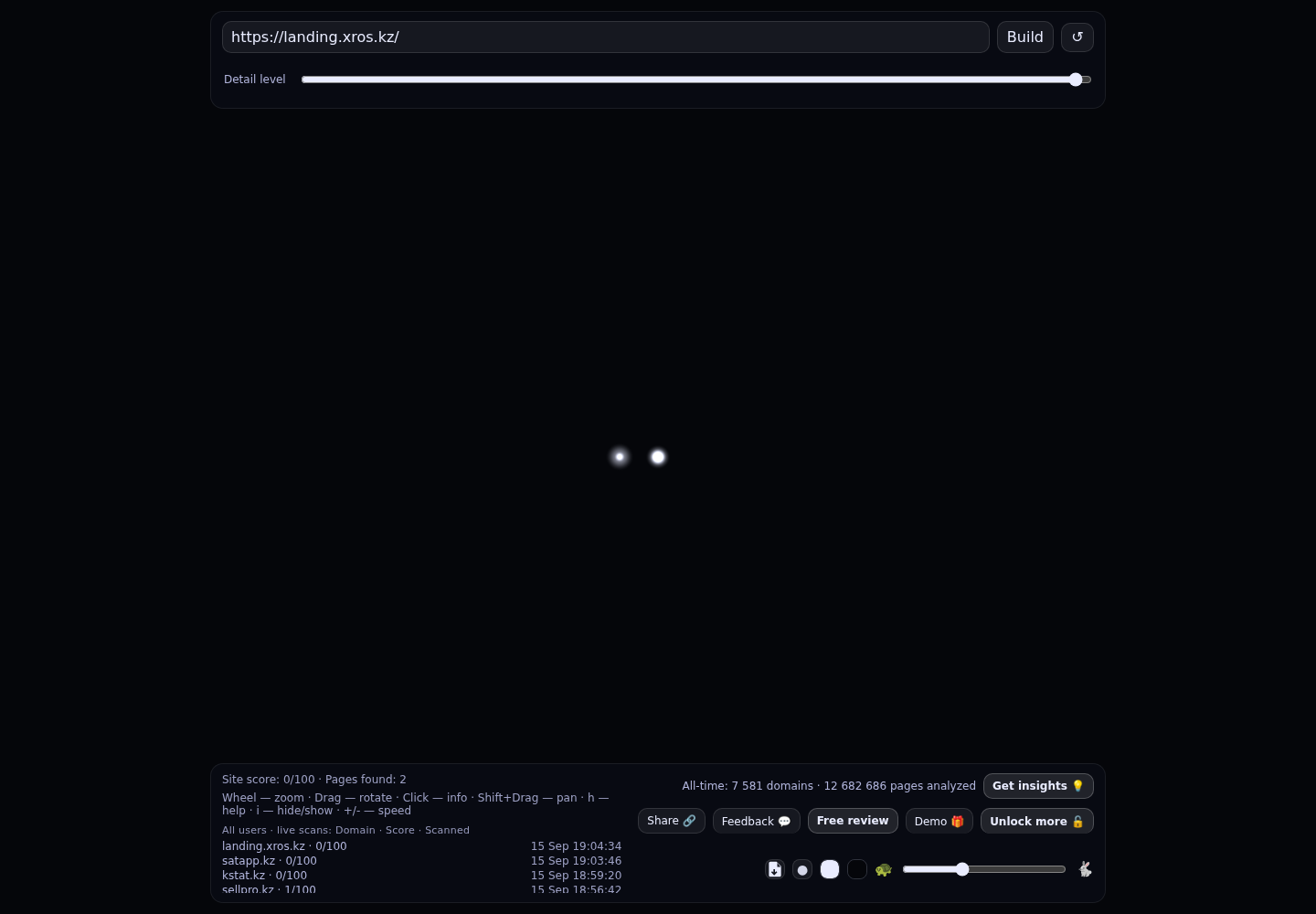 XROSystem &middot; граф Radar (RADAR_GRAPH)